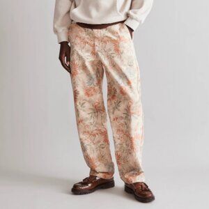 Canvas Vintage Straight Pants in Floral NWOT